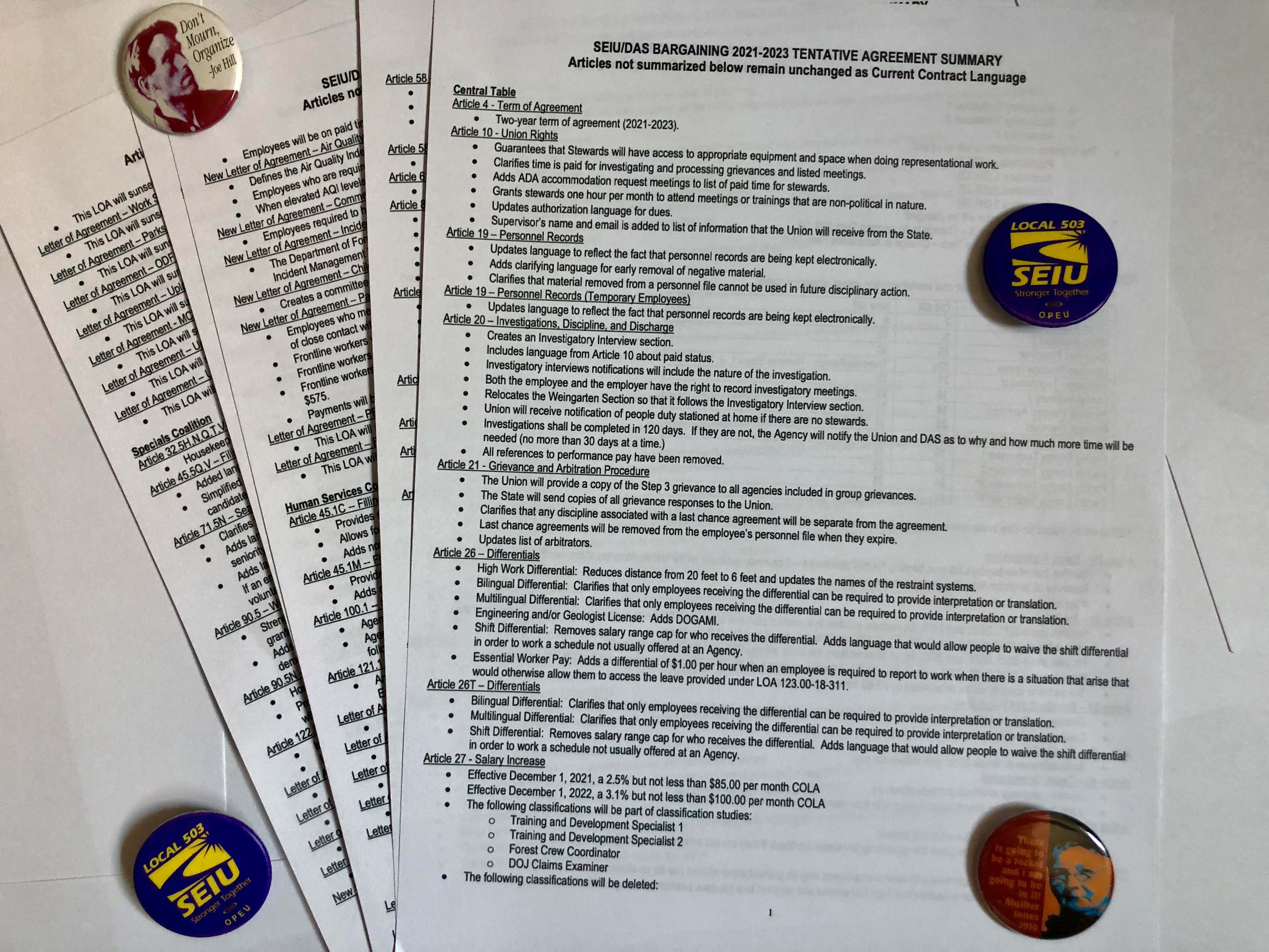 One-Time Hazard Pay is Here